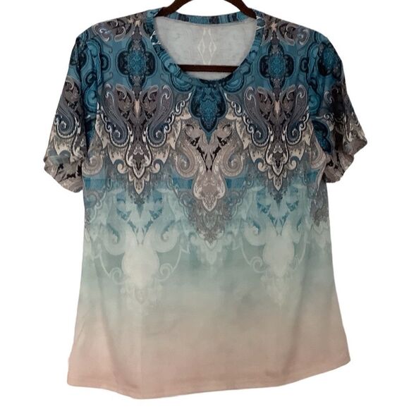 Ombré Top L NWOT - Picture 1 of 4